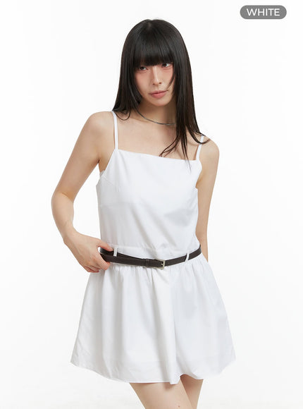 flare-cami-mini-dress-cl422 / white