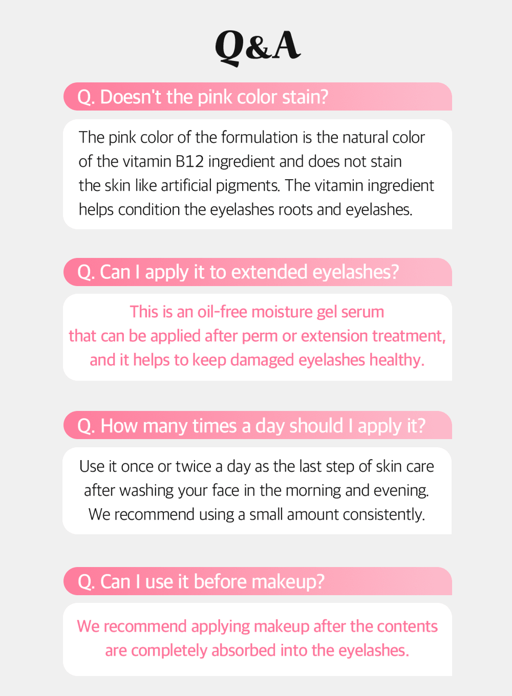 Pink Collagen Power Eyelash Serum (13ml)