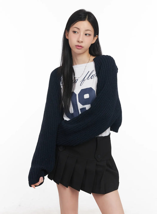 Knit Bolero Shrug C2001