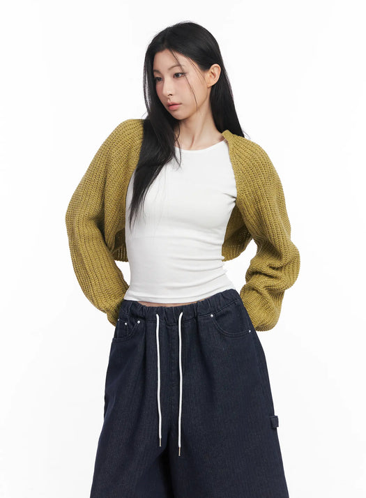 Knit Bolero Shrug C2001