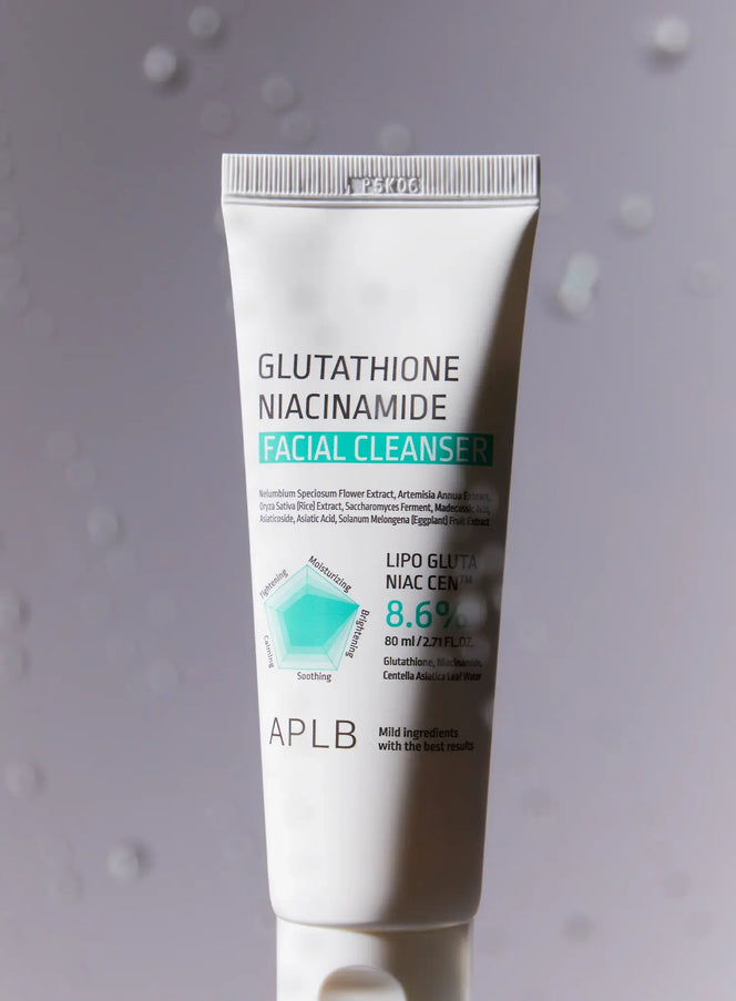 Glutathione Niacinamide Facial Cleanser (80ml) - APLB | K-BEAUTY LEWKIN Glutathione Niacinamide Facial Cleanser (80ml) - APLB | K-BEAUTY LEWKIN