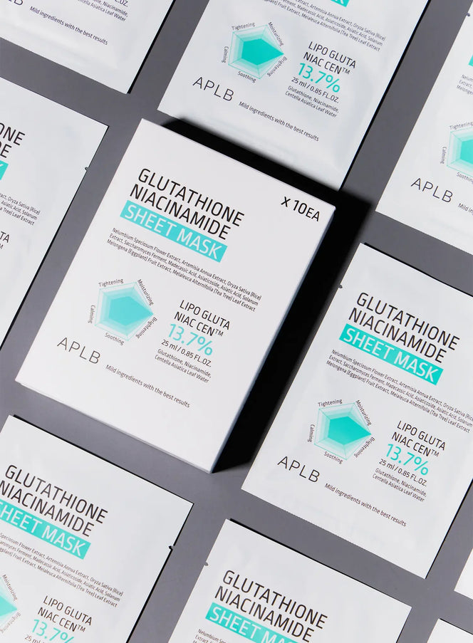 Glutathione Niacinamide Sheet Mask (25ml x 10ea)