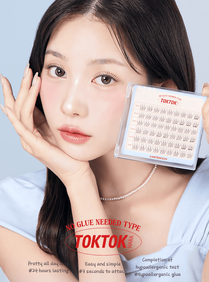 TOKTOKHARA No Glue Eyelash – Light (54pcs)