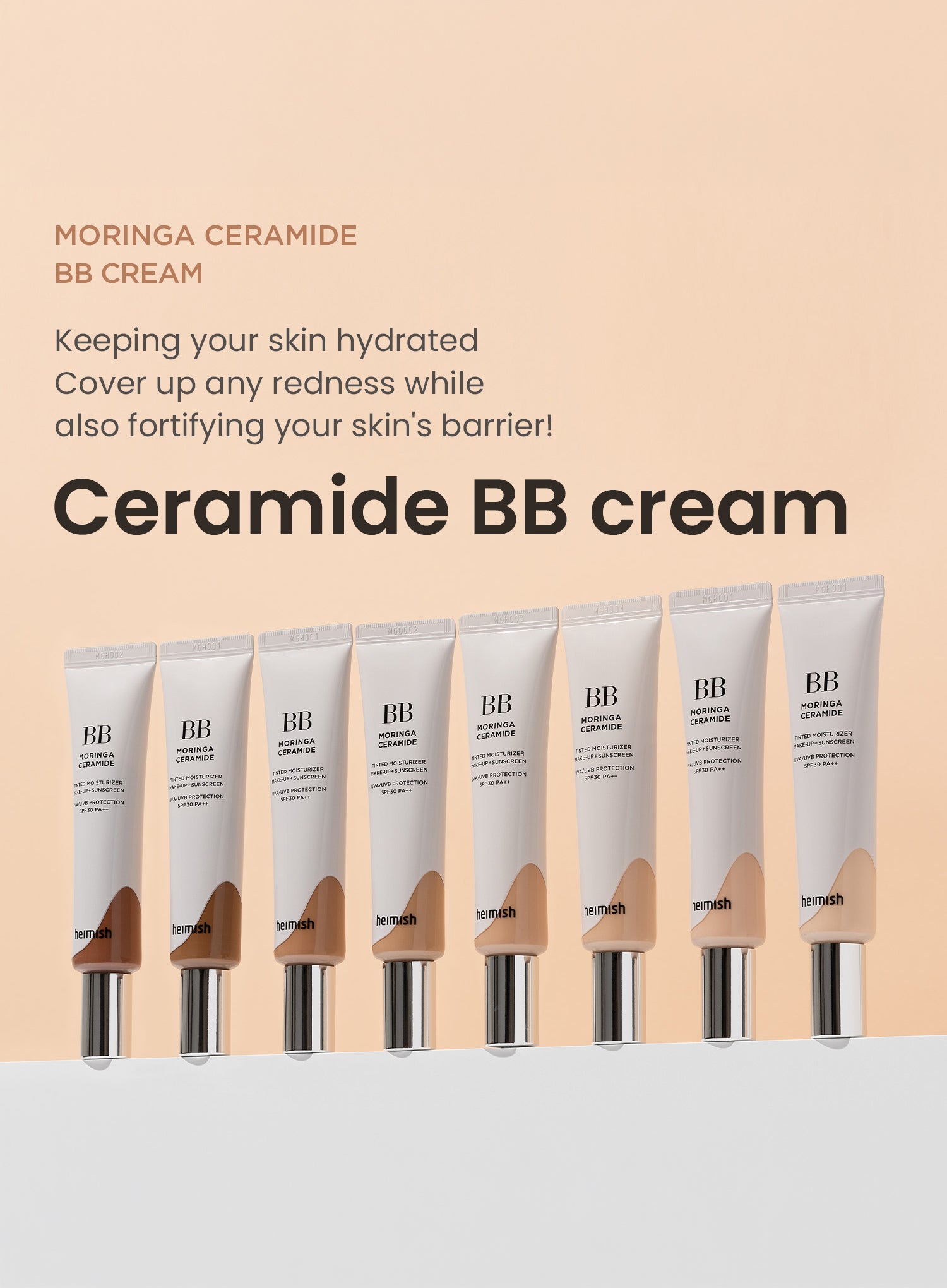 Moringa Ceramide BB Cream SPF30 PA++ (30ml)