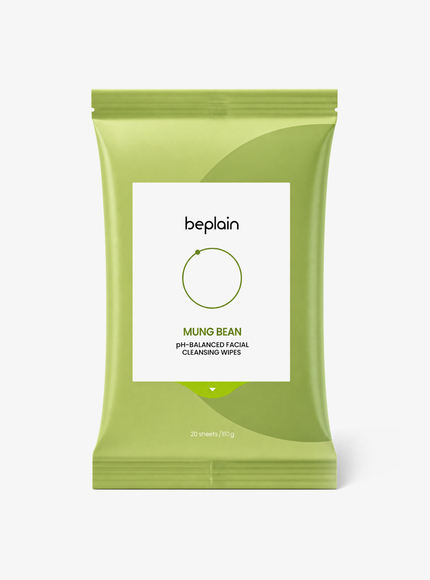Mung Bean Ph-Balanced Facial Cleansing Wipes (20p)
