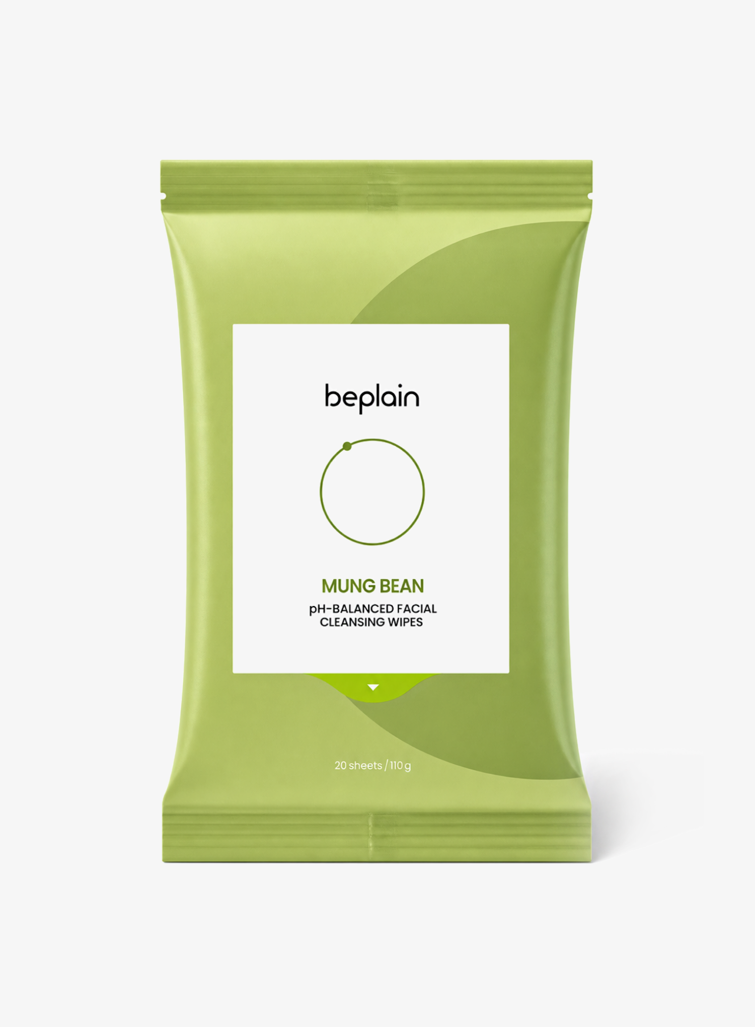 Mung Bean Ph-Balanced Facial Cleansing Wipes (20p)