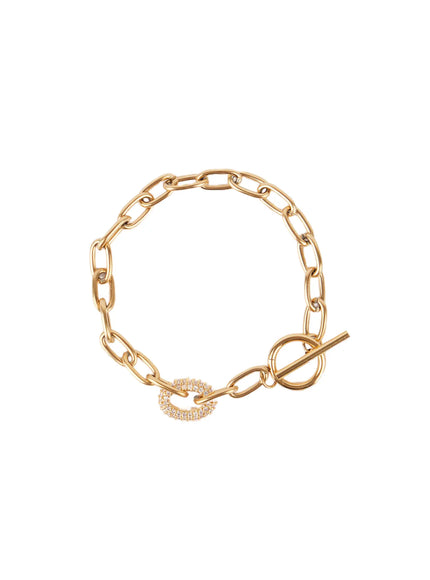 gold-chain-bracelet-in528 / Gold