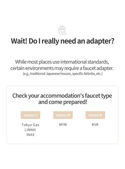 Water Solution Travel Shower Compact Adapter (1ea)