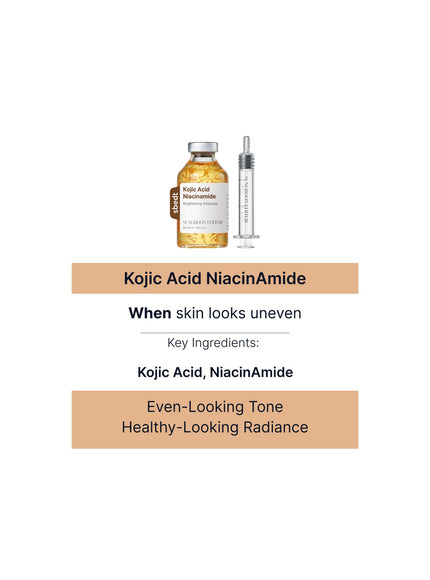 Kojic Acid Niacinamide Brightening Ampoule Trio Set (40ml*3ea)