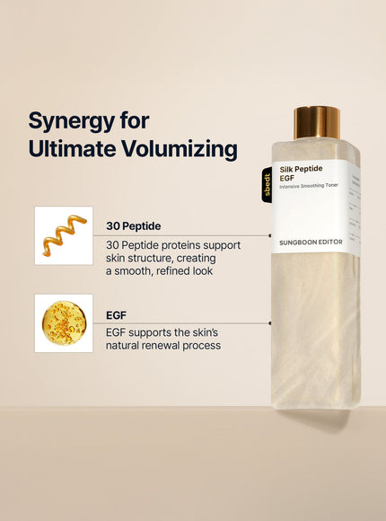 Silk Peptide EGF Intensive Smoothing Toner (300ml)