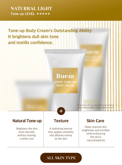 White Tone-up Body Cream (250ml)