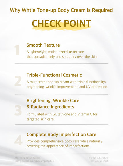 White Tone-up Body Cream (250ml)