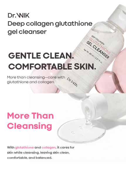 Deep Collagen Glutathione Gel Cleanser (85ml)