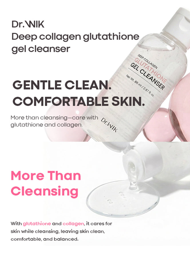 Deep Collagen Glutathione Gel Cleanser (85ml)