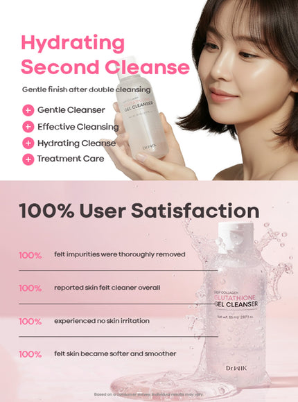 Deep Collagen Glutathione Gel Cleanser (85ml)
