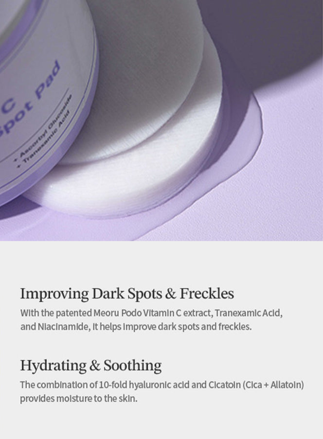 Meoru Podo Vita C Turn-over Dark Spots Pad (60pcs)