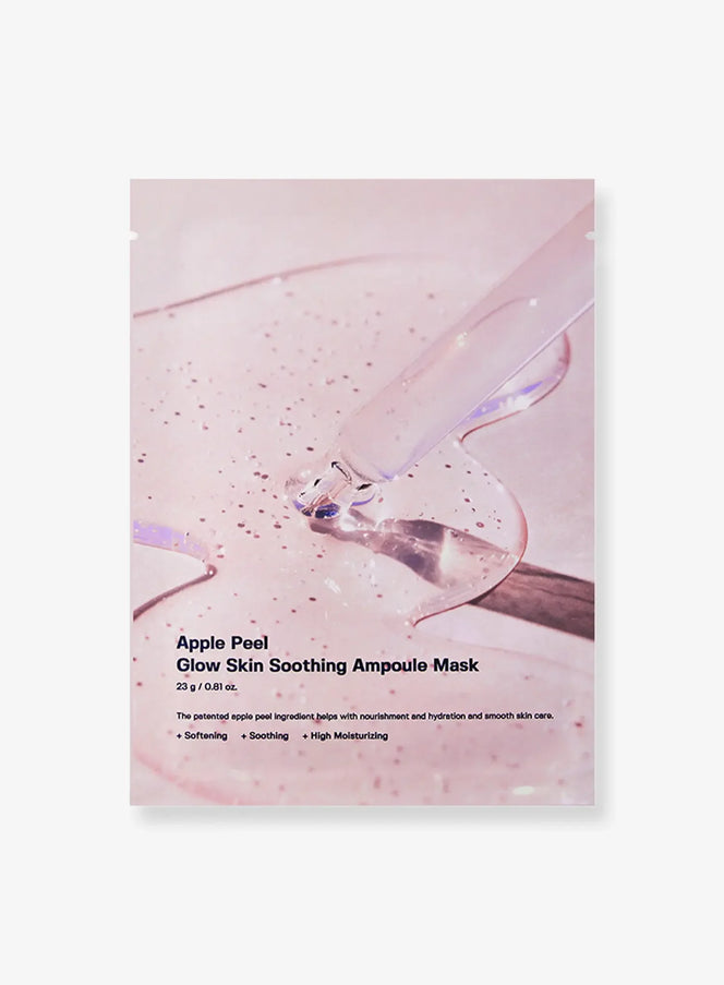 Apple Peel Glow Skin Soothing Ampoule Mask (23ml, 1ea)