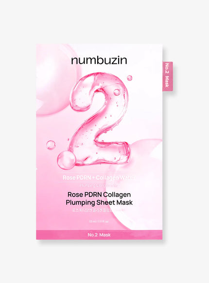 No.2 Rose PDRN Collagen Plumping Sheet Mask (1ea / 33ml)
