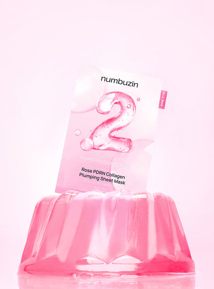 No.2 Rose PDRN Collagen Plumping Sheet Mask (1ea / 33ml)