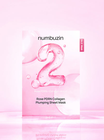 No.2 Rose PDRN Collagen Plumping Sheet Mask (1ea / 33ml)