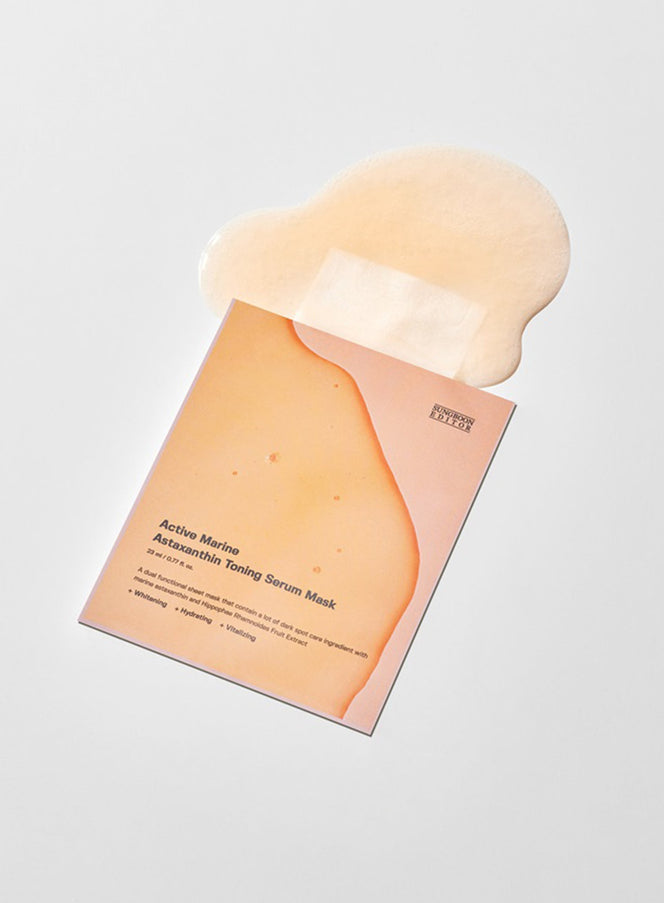Active Marine Astaxanthin Toning Serum Mask (23ml, 1ea)