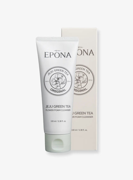 Jeju Green Tea Flower Volcanic Scoria Foam Cleanser (100ml)