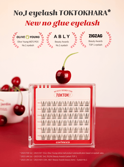 TOKTOKHARA No Glue Eyelash – Light (54pcs)