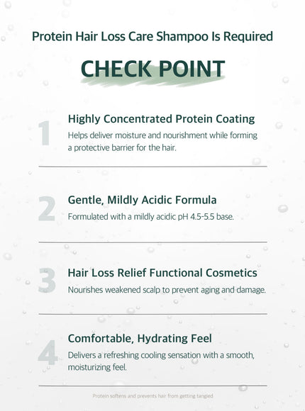 Protein Hair Loss Care Shampoo (400ml)