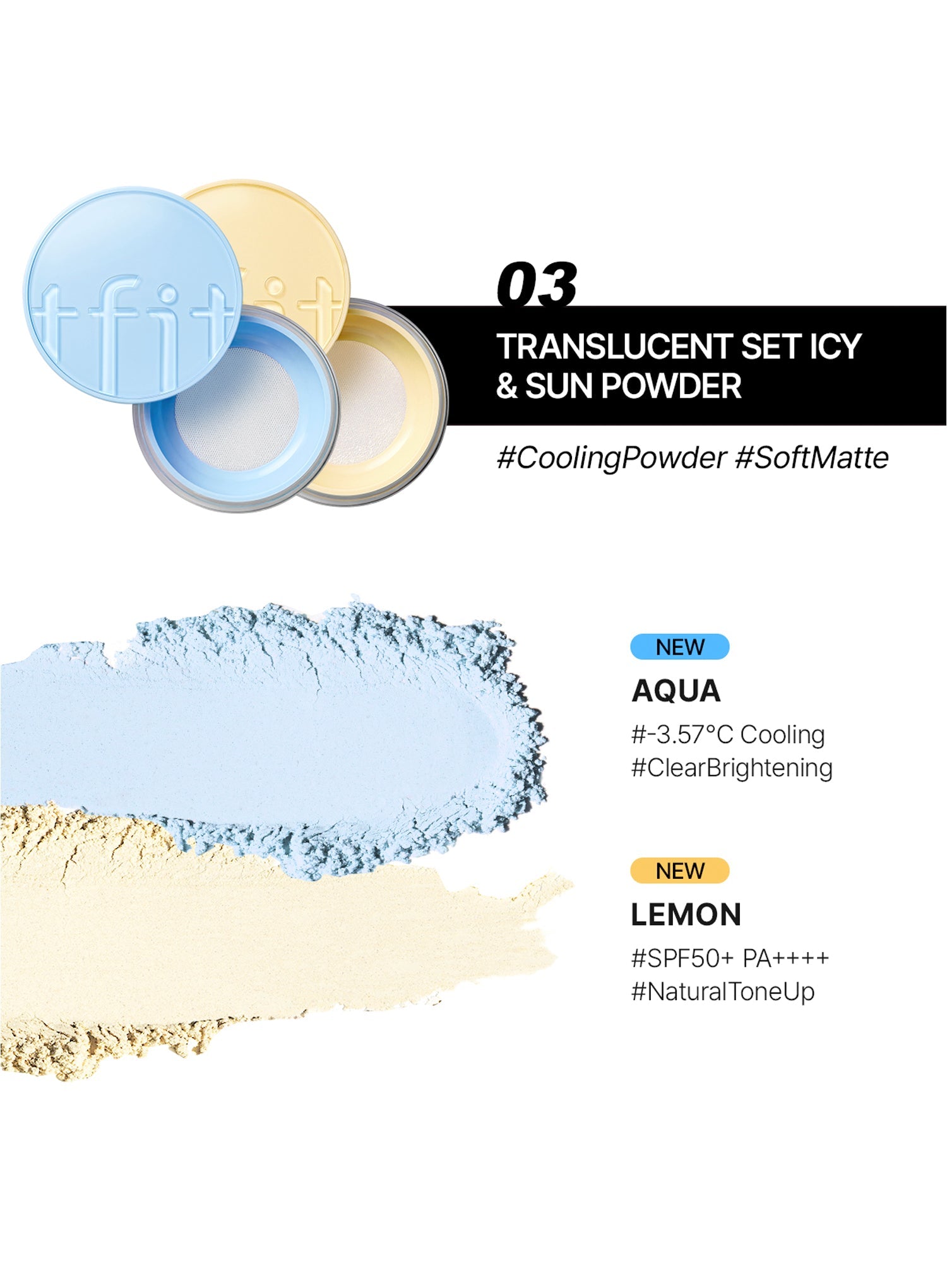 Translucent Set Sun Powder Lemon (7g)