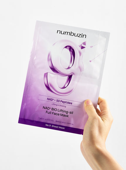No. 9 NAD Bio Lifting-sil Full Face Pack Sheet (4ea+GWP) (20ml/28ml)
