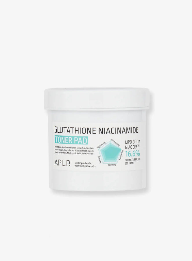 Glutathione Niacinamide Toner Pad (60ea) - APLB | K-BEAUTY LEWKIN Glutathione Niacinamide Toner Pad (60ea) - APLB | K-BEAUTY LEWKIN