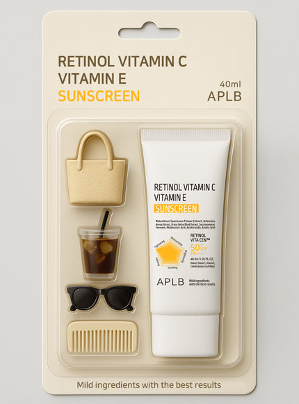 Retinol Vitamin C Vitamin E Sunscreen (SPF50+ PA++++) (40ml)
