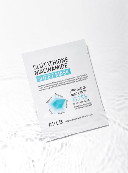 Glutathione Niacinamide Sheet Mask (25ml / 1ea)