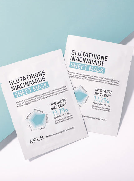 Glutathione Niacinamide Sheet Mask (25ml / 1ea)