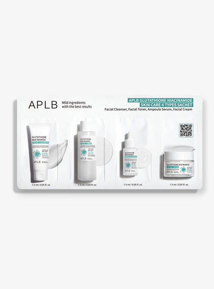 Glutathione Niacinamide Skin Care 4 Types Sache (1.5ml * 4ea)