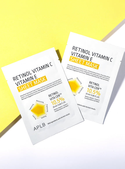 Retinol Vitamin C Vitamin E Sheet Mask (25ml / 1ea)