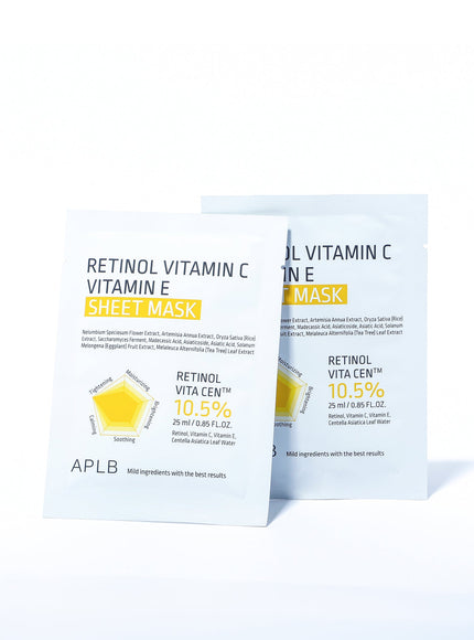 Retinol Vitamin C Vitamin E Sheet Mask (25ml / 1ea)