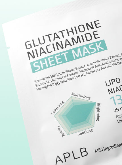 Glutathione Niacinamide Sheet Mask (25ml x 10ea)