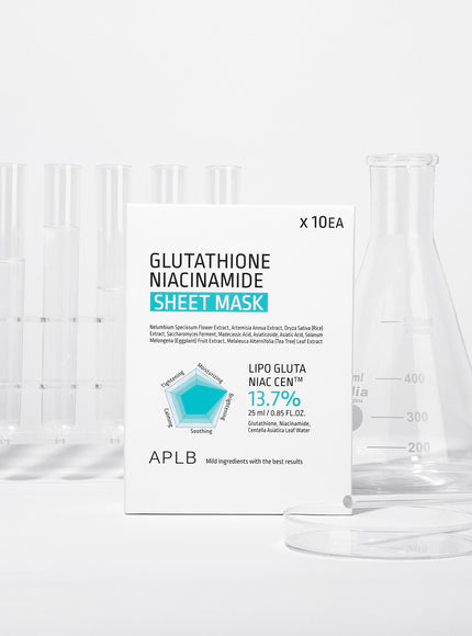 Glutathione Niacinamide Sheet Mask (25ml x 10ea)