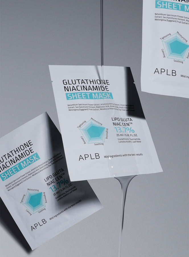 Glutathione Niacinamide Sheet Mask (25ml x 10ea)