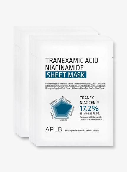 Tranexamic Acid Niacinamide Sheet Mask Set (25ml * 10ea)