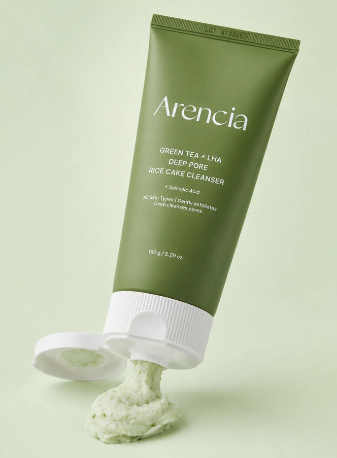 Green Tea + LA Deep Pore Rice Cake Cleanser (150g)
