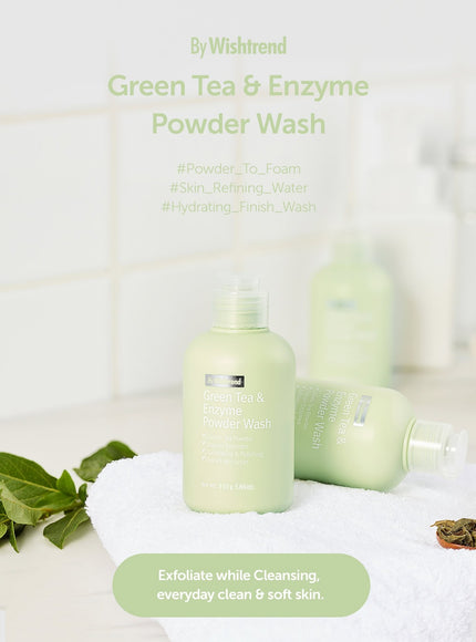 Green Tea & Enzyme Powder Wash Trio Set (110g*3ea)