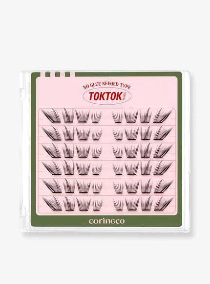 TOKTOKHARA No Glue Eyelash - Light (36pcs-90pcs)