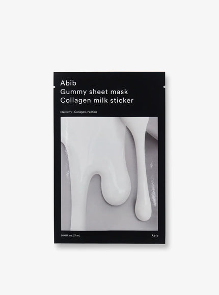 Gummy sheet mask Collagen milk sticker (10ea / 270ml)