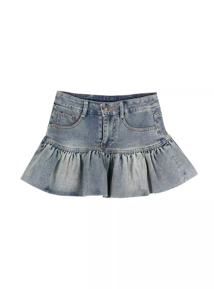 frill-hem-denim-mini-skirt-cu515