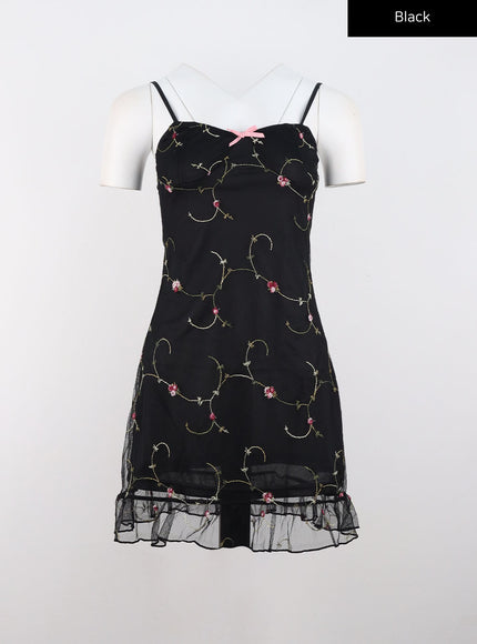 ribbon-frill-mini-dress-io310