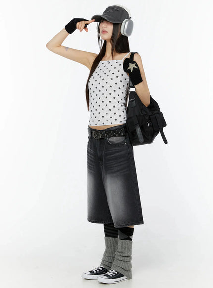 star-print-cami-iu518