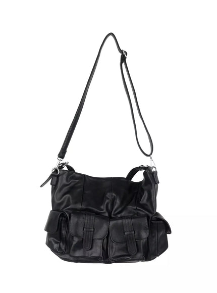 faux-leather-two-pocket-shoulder-bag-if505