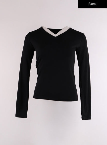 solid-v-neck-long-sleeve-if402